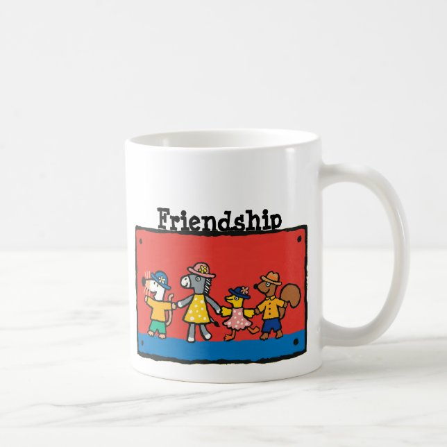 Maisy and Best Friends Hold Hands Coffee Mug (Right)