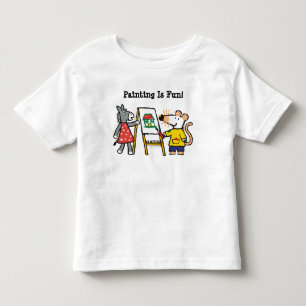 Maisy and Dotty Paint at Preschool Toddler T-Shirt