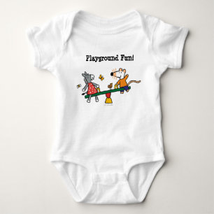 Maisy and Dotty Seesaw at the Playground Baby Bodysuit