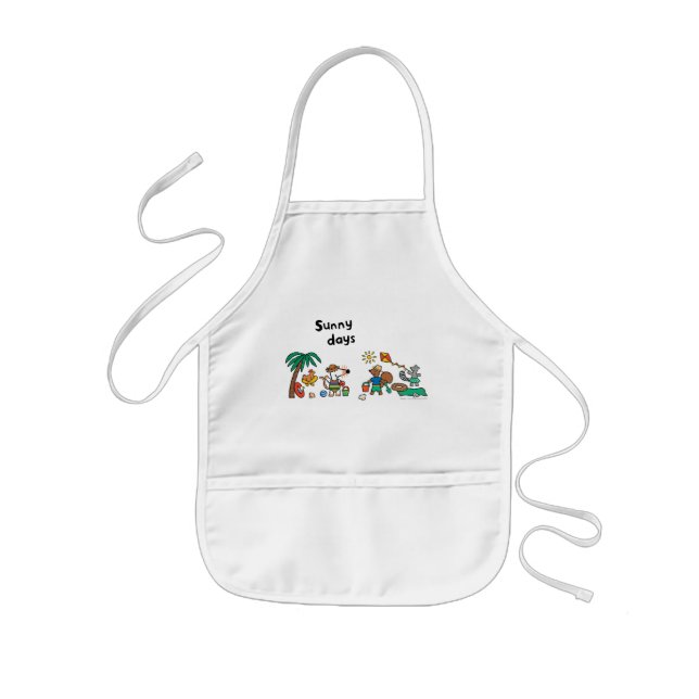 Maisy and Friends at the Beach Kids Apron (Front)