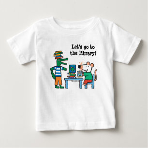 Maisy and Friends Enjoy the Library Baby T-Shirt