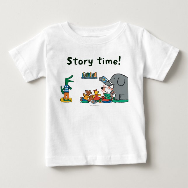 Maisy and Friends Laugh at Story Time Baby T-Shirt (Front)