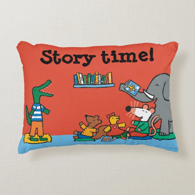 Maisy and Friends Laugh at Story Time Decorative Cushion (Front)
