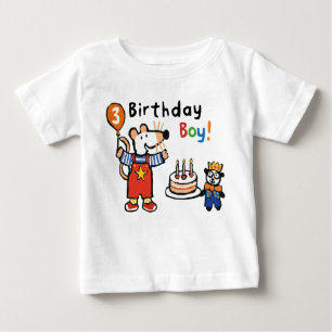 Maisy Birthday Boy, 3 Years Old Baby T-Shirt