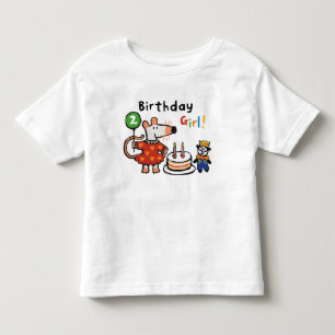Maisy Birthday Girl, 2 Years Old Toddler T-Shirt