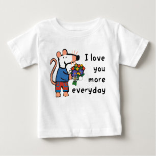 Maisy I Love You More Everyday Baby T-Shirt