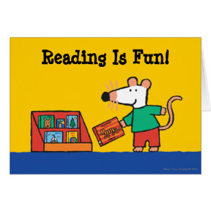 Maisy with Library Books