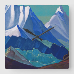 Maitreya, 1932 by Nicholas Roerich Square Wall Clock