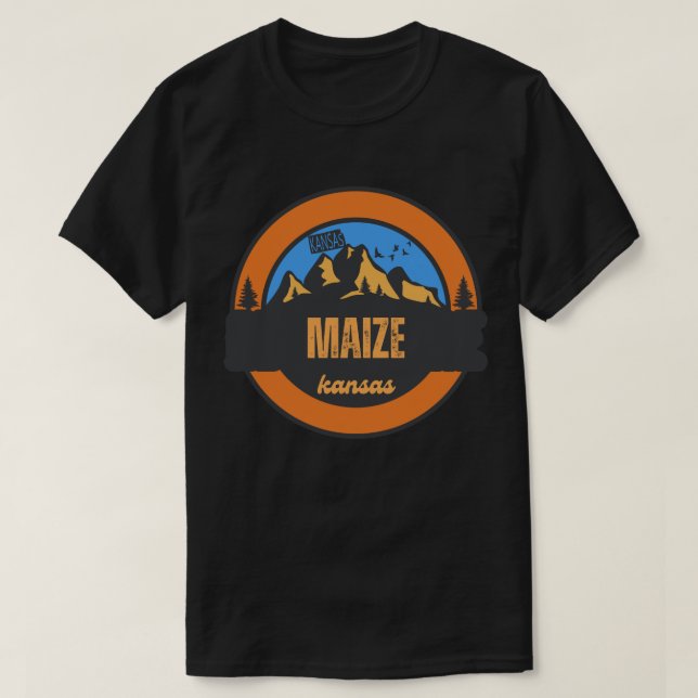 Maize, Kansas T-Shirt (Design Front)