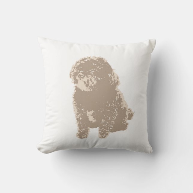 Maizy the dog pillow (Front)