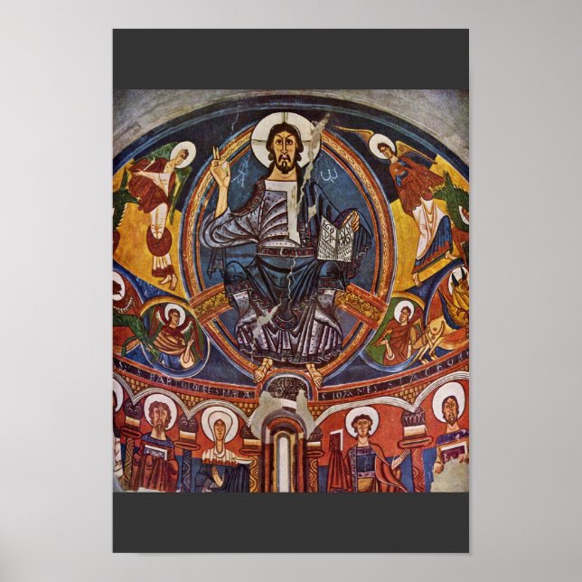 Majestas Domini From The Apse Of San Clemente Deta Poster (Front)