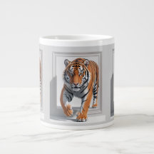 Majestic 3D Tiger Illustration | Hyper-Realistic 
