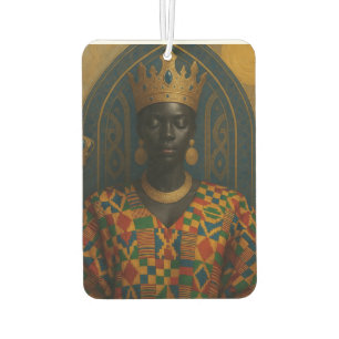 Majestic African queen portrait Car Air Freshener