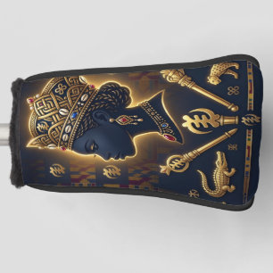 Majestic African queen portrait  Golf Head Cover