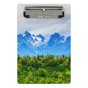 Majestic Alaska Mountains Mini Clipboard