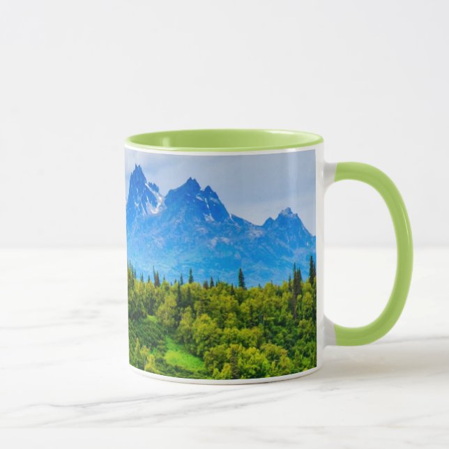 Majestic Alaska Mountains Mug (Right)