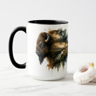 Majestic Animals Double Exposure Mug