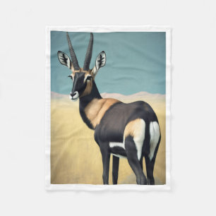Majestic Antelope in Desert Blanket