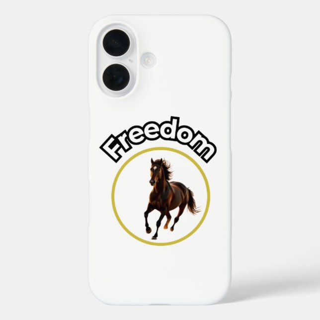 **Majestic Arabian Horse in the Golden Desert** Case-Mate iPhone Case (Back)