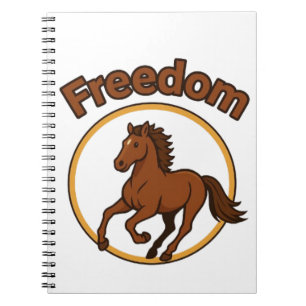 **Majestic Arabian Horse in the Golden Desert** Notebook