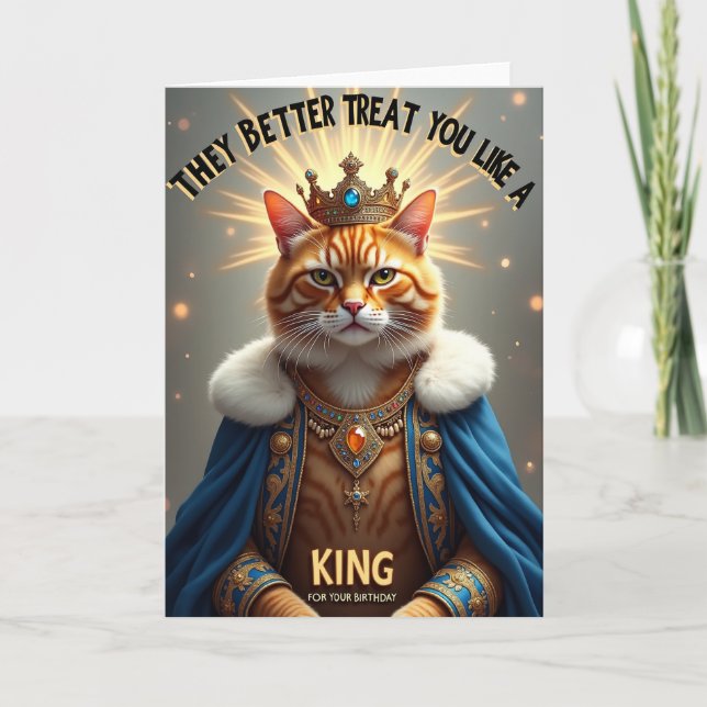 Majestic Aura Birthday Card (Front)