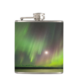 Majestic Aurora Hip Flask