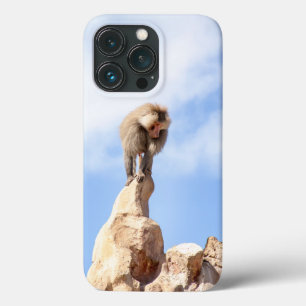 Majestic Baboon on Mountain Peak iPhone 13 Pro Case