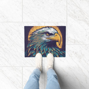Majestic Bald Eagle Doormat