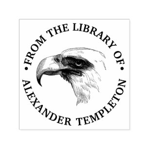 Majestic Bald Eagle Head From the Library of Self-inking Stamp