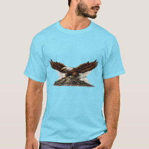 Majestic Bald Eagle on Rock Graphic T-Shirt