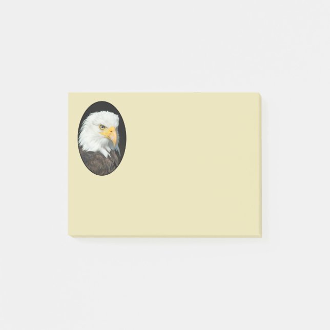 Majestic Bald Eagle Portrait Post-it Notes (Front)