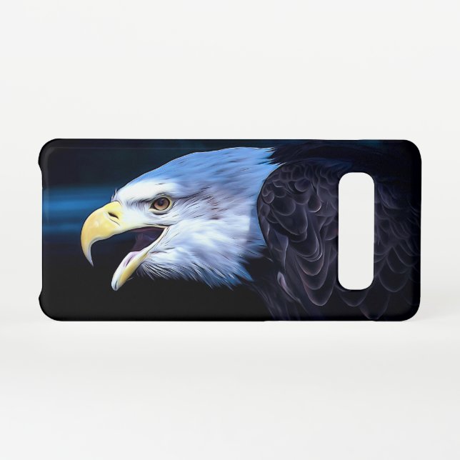 Majestic Bald Eagle Samsung Galaxy Case (Back Horizontal)