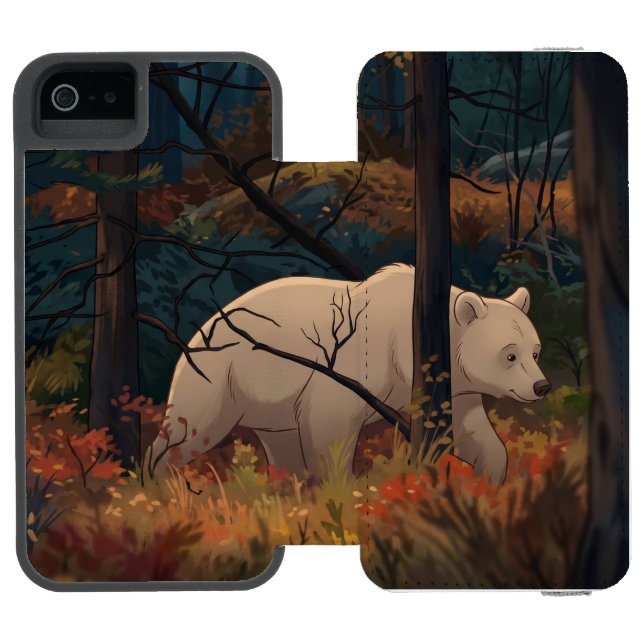 MAJESTIC BEAR  INCIPIO iPhone WALLET CASE (Folio Open)