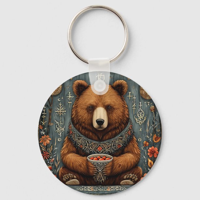 Majestic bear key ring (Front)