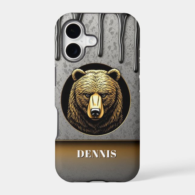 Majestic Bear With Personalised Name 🐻 (Back)
