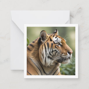Majestic Big Cat Wildlife Picture Tiger Card