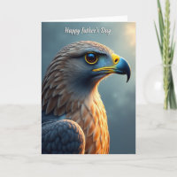 Majestic Bird Fathers Day Portrait Card