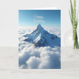 Majestic Birthday Peak Card