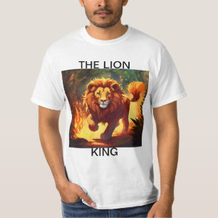 "Majestic Blaze – Lion of the Wild T-Shirt" T-Shirt
