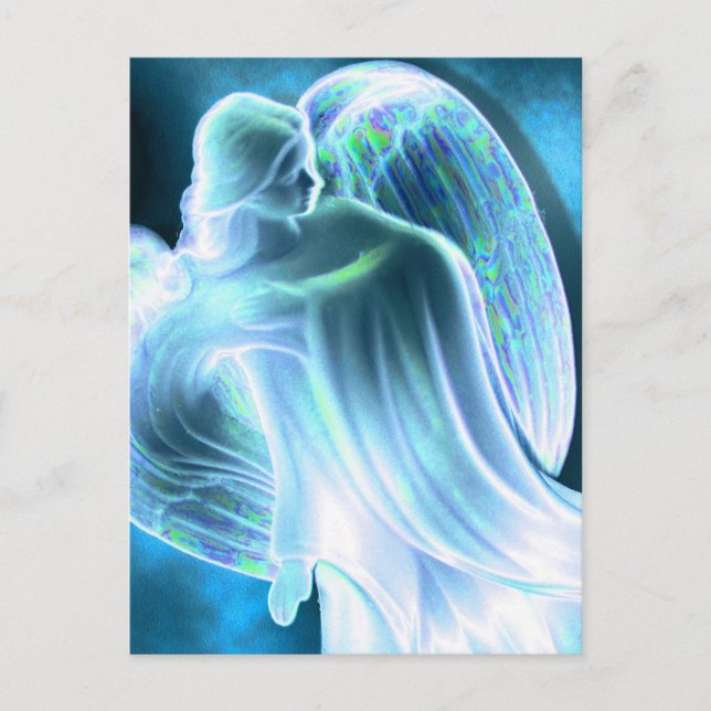 Majestic Blue Angel Postcard (Front)