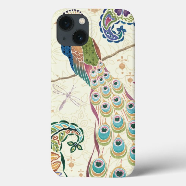Majestic Blue Peacock Case-Mate iPhone Case (Back)