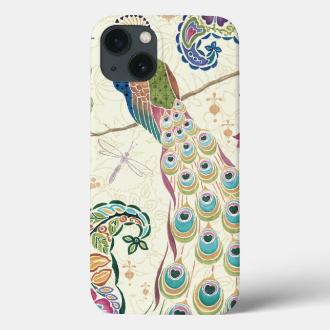 Majestic Blue Peacock Case-Mate iPhone Case (Back)