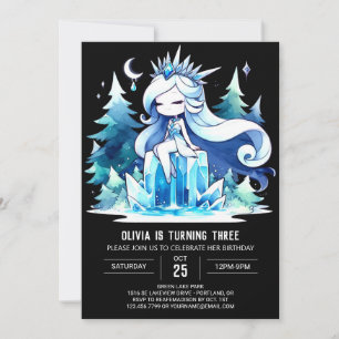 Majestic Boho Princess Birthday Invitation