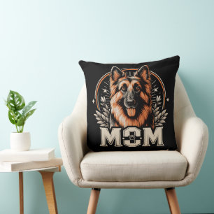Majestic Bond: Gee Vaucher German Shepherd Dog Mum Cushion