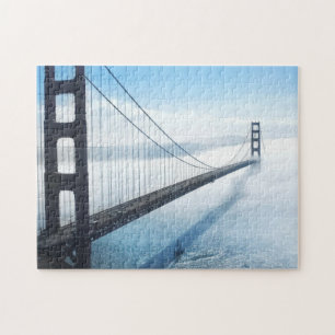 Majestic Bridge Angled View Jigsaw Puzzle