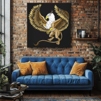 Majestic Brown Fantasy Griffin Mythical Gryphon
