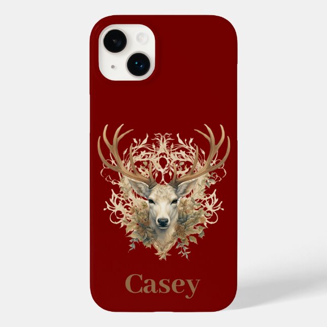 Majestic Buck - Custom Name Case-Mate iPhone Case (Back)