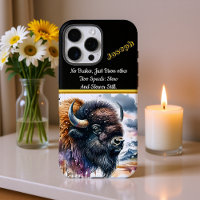 Majestic Buffalo Bison's Roam the Colourful Plains
