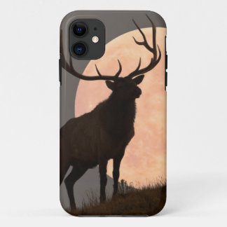 Majestic Bull Elk and Full Moon Rise Case-Mate iPhone Case