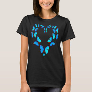 Majestic Butterfly Blue Butterflies Morpho 1 T-Shirt